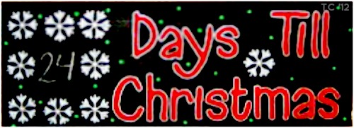 Days Till Christmas, Make a Christmas Countdown Clock