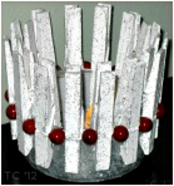 Clothespin Candle Holder