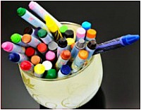 Wax Crayons Jar