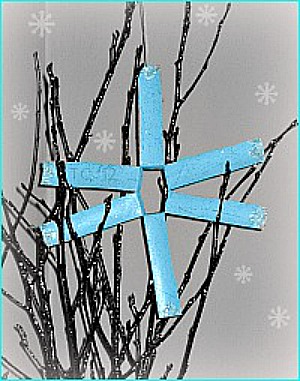 Toilet Paper Roll Snowflake