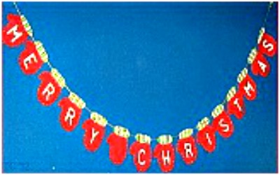 felt mitten garland
