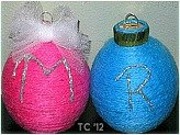 Initial Yarn Ornament1