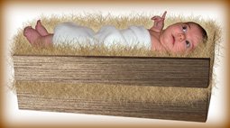 baby in manger