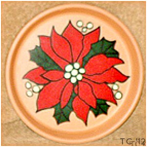 Poinsettia Plate2