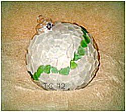 sea glass ornament