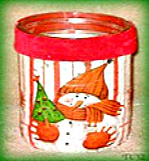 Snowman Napkin Bottle
