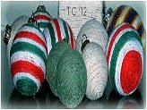 Yarn Christmas Balls1