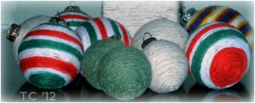 Yarn Christmas Ball2